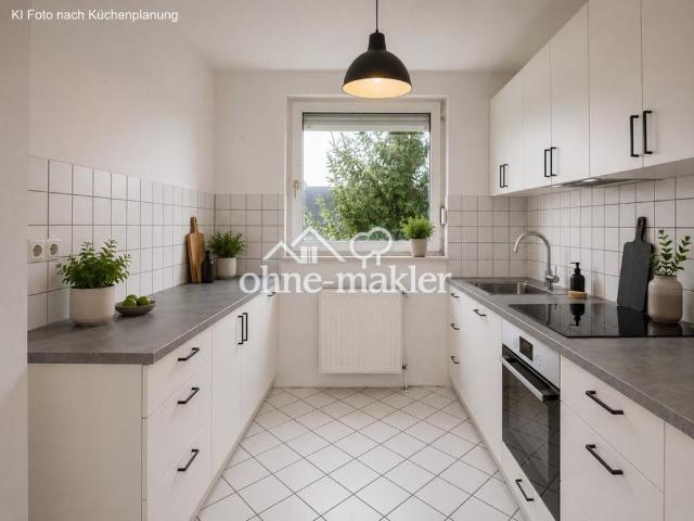 Zentrale Lage, neue Küche, helle Wohnung, 3 Zimmer