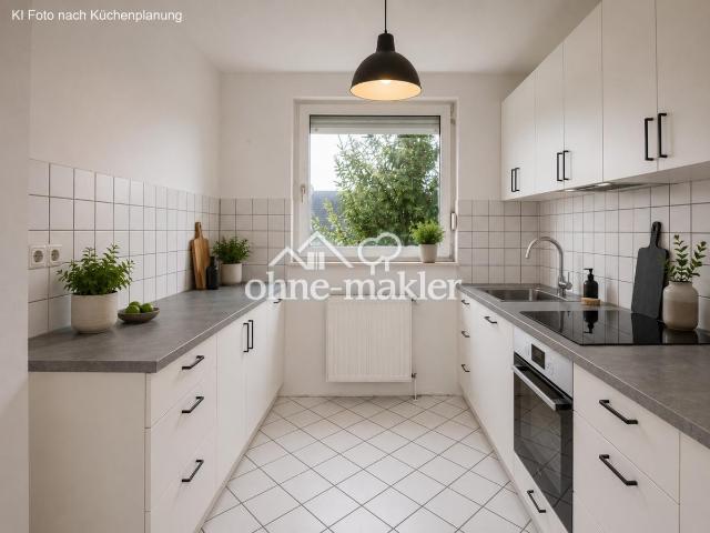 Zentrale Lage, neue Küche, helle Wohnung, 3 Zimmer