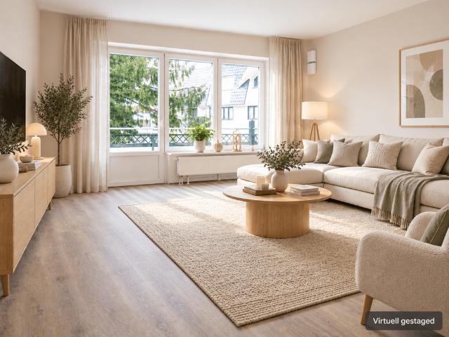 ZENTRALE LAGE: Barrierearme 3 Zimmer Wohnung mit Balkon und 2 Bädern