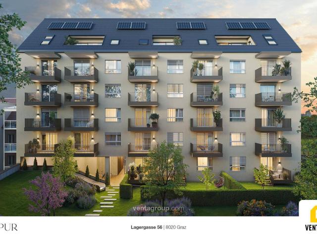 Zentrale Lage, grüne Umgebung mit MUR|PUR!