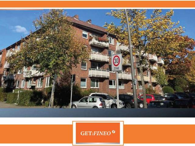 Zentrale Lage! Vermietete 2,5 Zimmer Wohnung, Balkon, Vollbad
