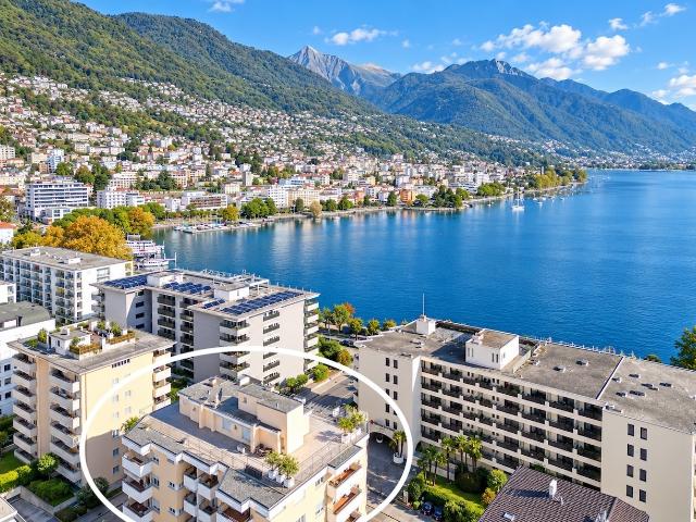 HAUPTWOHNUNG – Zentrale Lage – 75 m vom See entfernt – 2 Balkone