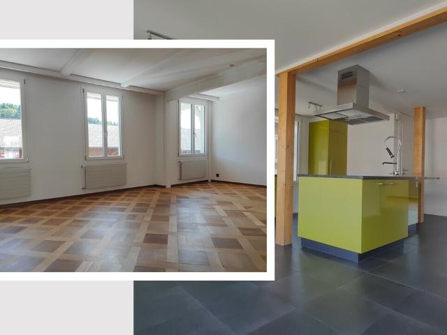 Zentrale, sanierte 2.5 Zimmer Wohnung in Langnau