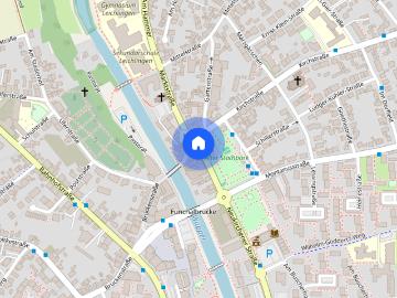 Zentrales Appartement sofort frei!,1.OG,Balkon,Duschbad.Gute Ausstattung!