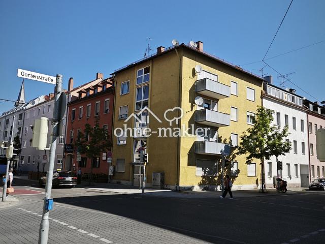 Zentrum Neu Ulm: Klimatisierte 3 Zimmer Wohnung mit 2 Balkonen 74 m² Provisionsfrei!