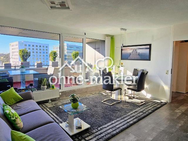 Zentrumsnahe, hochwertige, helle und ruhige 2 Zimmer Penthouse Wohnung mit Aufzug