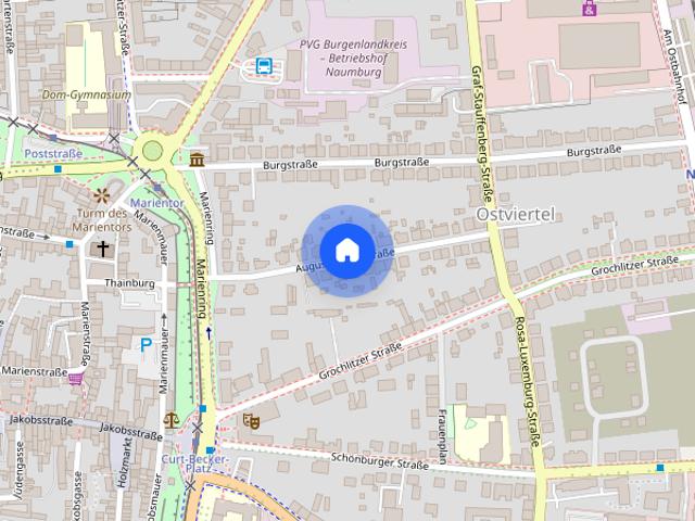 Zentrumsnahe Lage in Naumburg! Charmante Wohnung mit schönem grünen Garten!