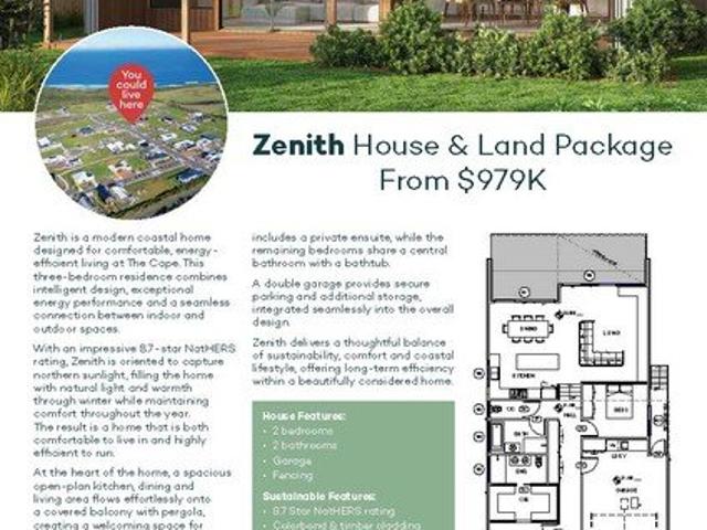 Zenith House & Land Package FROM $979,000