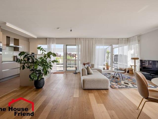 Zeer ruim penthouse met groot terras en garagebox
