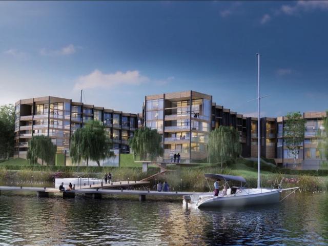 Ekskluzywny apartament z własną mariną i widokiem na jezioro