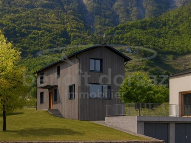 Moderne Holzvilla zum Bauen