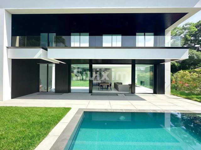 Zeitgenössisches Architektenhaus in Chêne Bougeries