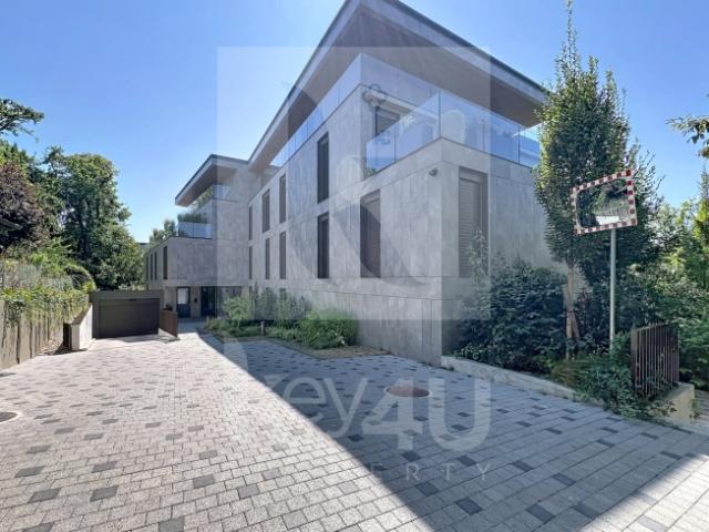 Zeitgenössisches Penthouse mit Panoramablick über den Genfersee