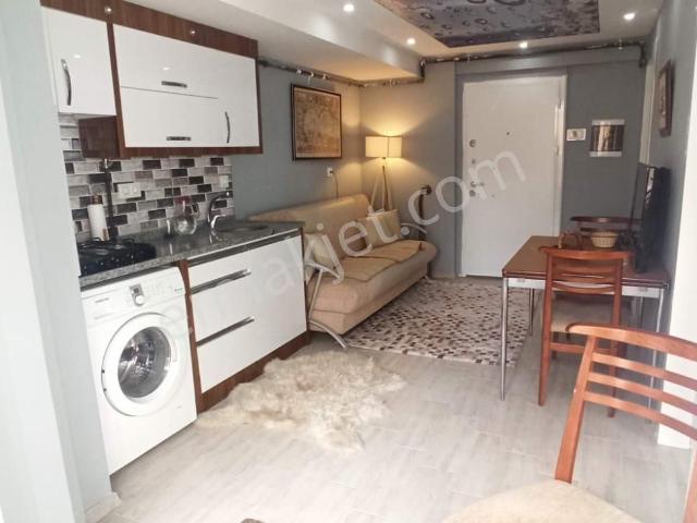 Zeytinköy'de 1+1 Eşyalı Apart Daire müstakil Bahçeli