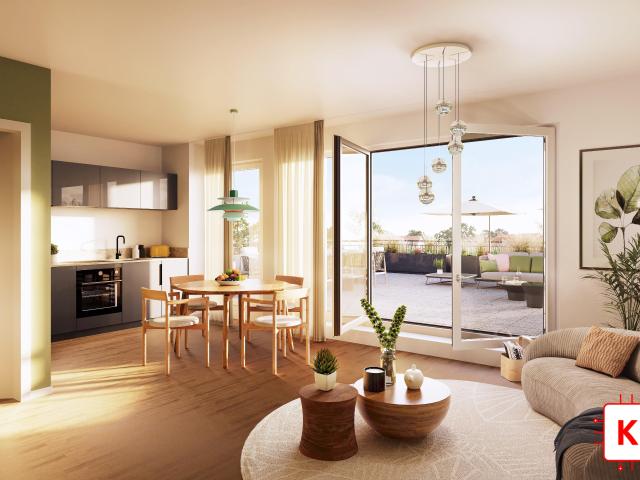 Zinsgünstiges KfW Darlehen möglich! Exklusive 2 Zimmer Wohnung mit Ostbalkon