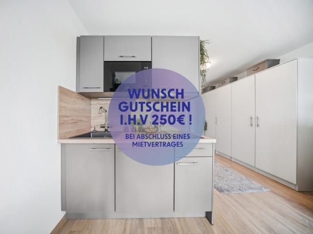 Zieh ein und freu dich über 250 € extra: Dein möbliertes 1 Zimmer Apartment mit All In Miete