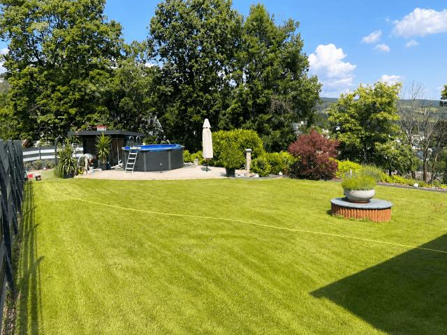 „Zwei Häuser. Ein Traumgrundstück. Pool & Fernblick bis zum Neusiedler See