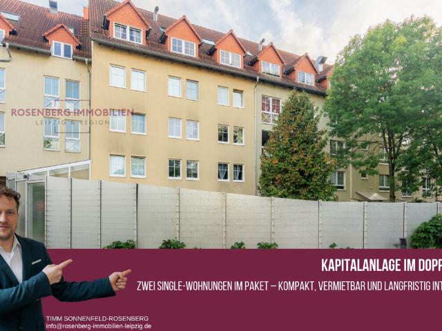 Zwei Wohnungen, zwei Stellplätze, ein Investment in Leipzig Lindenau