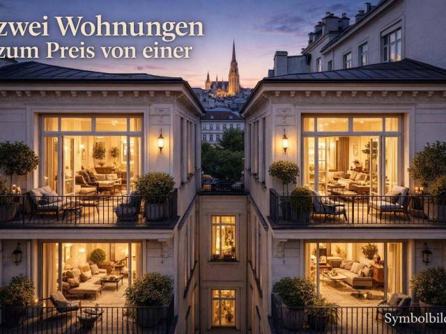 zwei Wohnungen zum Preis von einer