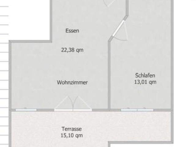 Zwei Zimmer Terassenwohnung