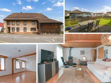 Zweifamilienhaus mit Scheune und viel Grünfläche an optimaler Lage