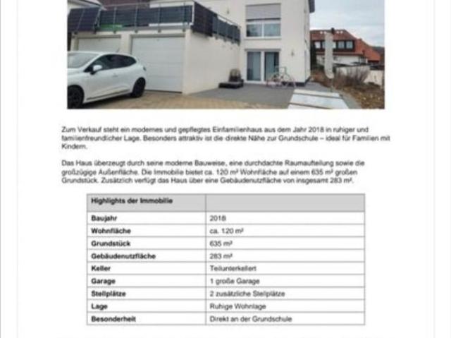 Zweifamilienhaus Erdgeschosswohnung Keller