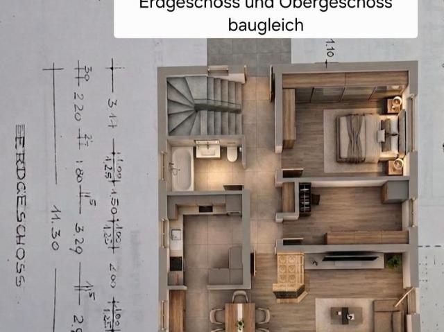 Zweifamilienhaus 3 Wohnungen 1000 m2 Grundst. Alzenau Stadt