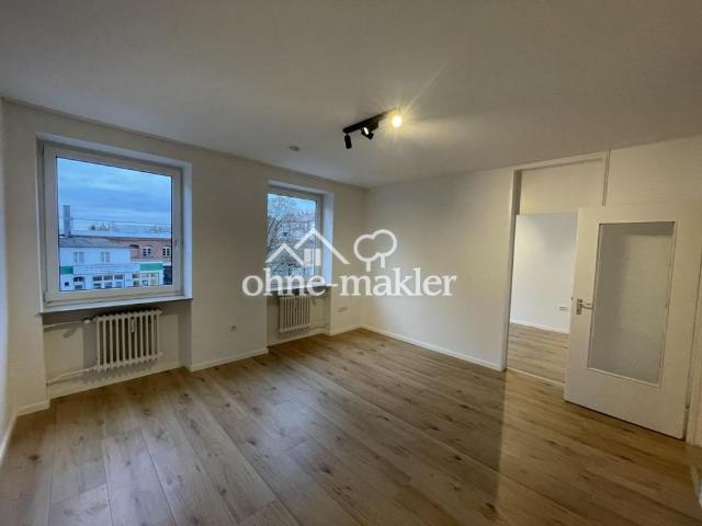 Zweitbezug nach Renovierung / 2 Zimmer Wohnung mit Einbauküche in zentraler Lage in Fürth