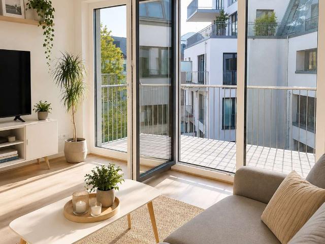 Zwischen Uni und Messe – provisionsfrei: bezugsfertige 2 Zimmer Wohnung mit Südostbalkon