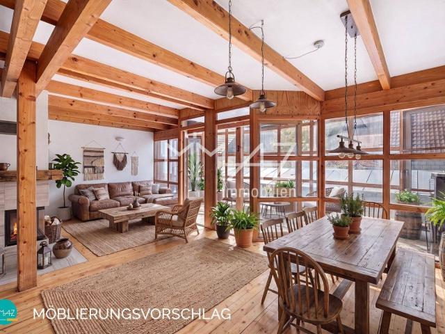 Zwischen Wald, Freiraum und Gemeinschaft: Idyllisches Hideaway im Wienerwald: 5 Zimmer Reihenhaus mit 3 Veranden
