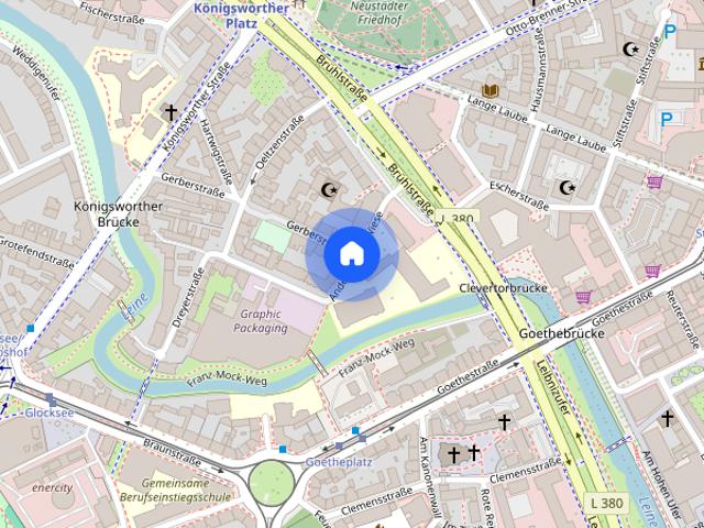 Zwischen City und Ihme nahe amKönigsworther Platz und Georgengarten