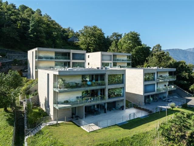 Zwischen den Burgen von Bellinzona zu leben – moderne Wohnung mit Garten