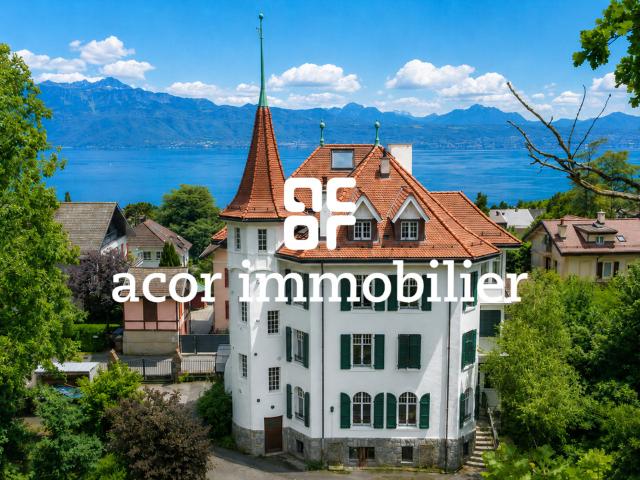 Zwischen Natur und See, charakteristisches Apartment in Pully