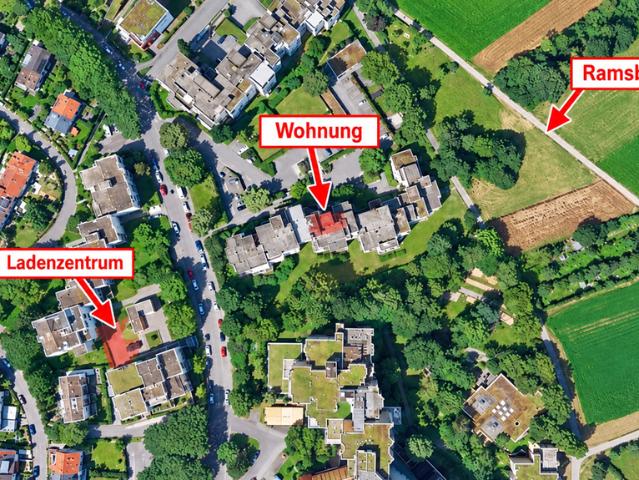 Zwischen Ramsbachtal und Ladenzentrum Altersgerechte u. komplett renovierte 3,5 Zimmer Wohnung