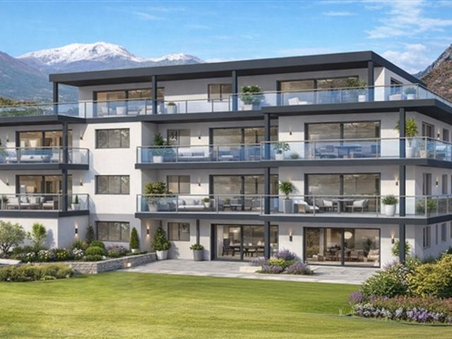 ZU VERKAUFEN 3,5 ZIMMIGES APARTMENT MIT GÄRTCHEN IN CHIPPIS