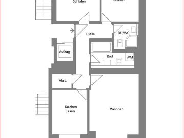 Etagenwohnung kaufen in Heckenweg, Zwickau - Garten