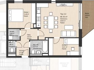 Zu Verkaufen 3 Schlafzimmer Wohnung Salzburg AUT DS97454790