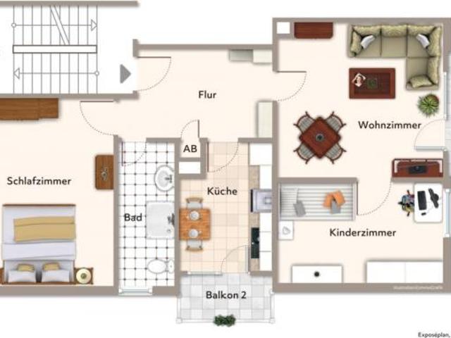 Zu Verkaufen 3 Schlafzimmer Wohnung Stuttgart Deutschland DS84822508