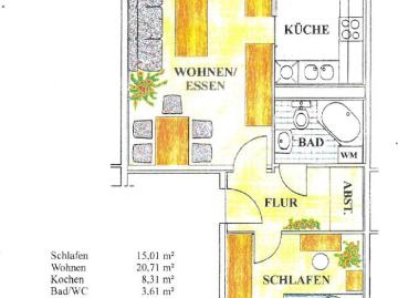 Zu Verkaufen 2 Schlafzimmer Wohnung Dessau Roßlau Deutschland DS95980704