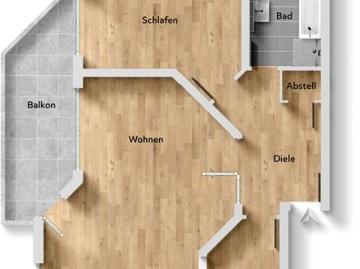 Zu Verkaufen 2 Schlafzimmer Wohnung Gelnhausen Deutschland DLS95633225