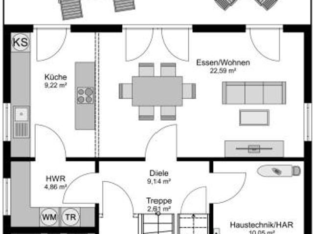 Zu Verkaufen 4 Schlafzimmer Haus Gedern Deutschland DLS84052313