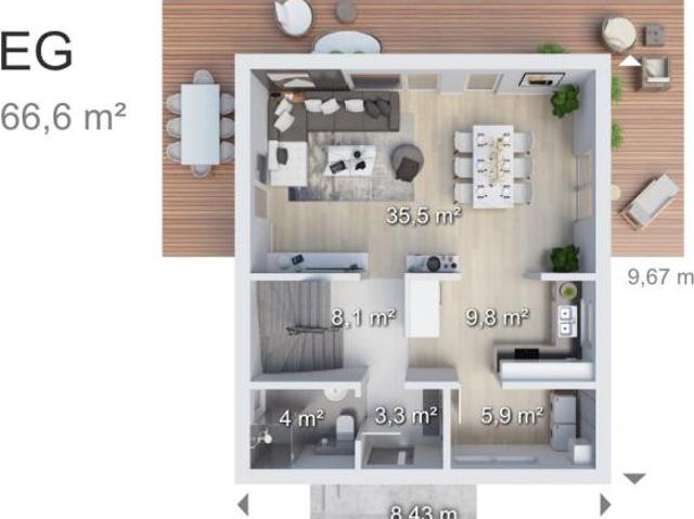 Zu Verkaufen 4 Schlafzimmer Haus Hirschaid Deutschland DS85114941
