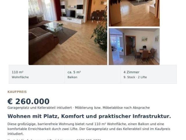 Zu Verkaufen 4 Schlafzimmer Wohnung Leoben AUT DS106172199