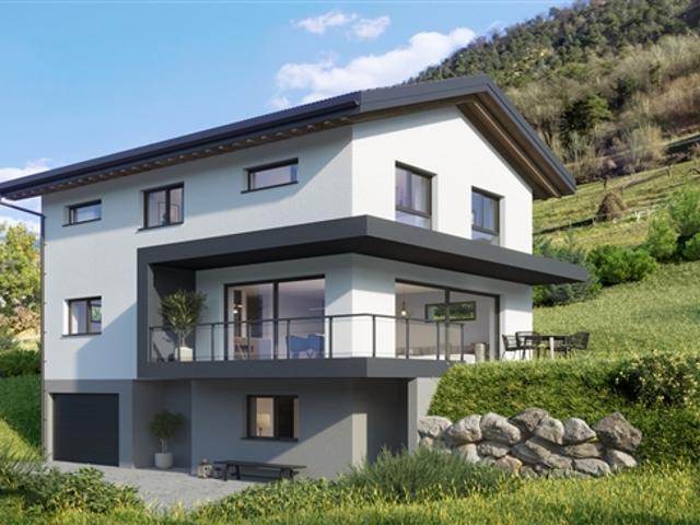 ZU VERKAUFEN VILLA 6,5 STÜCKE MIT KELLER IN GRONE