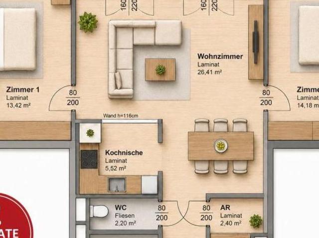 Zu Vermieten 3 Schlafzimmer Wohnung Steiermark Steiermark DS103696747