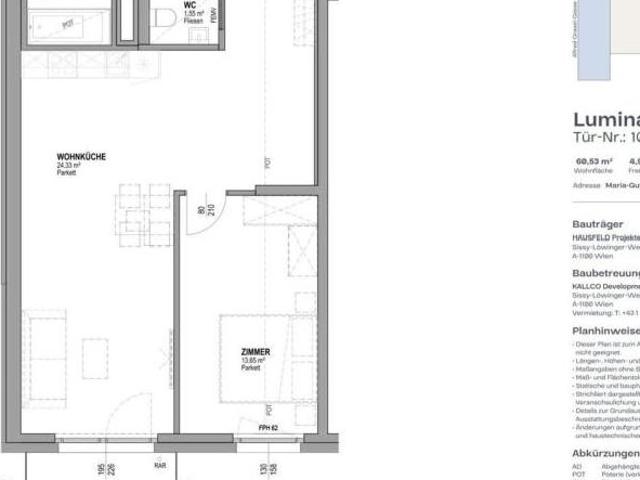 Zu Vermieten 2 Schlafzimmer Wohnung Wien Wien DS105052299