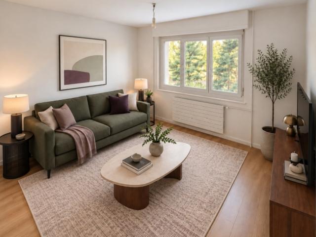 Zu vermieten – Charmante, ideal gelegene 2 Zimmer Wohnung in Nyon