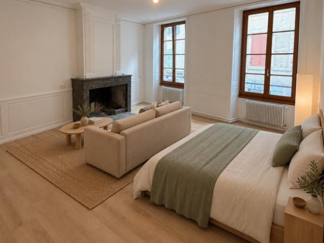 Zu vermieten – High End Studio Wohnung im Herzen von Nyon