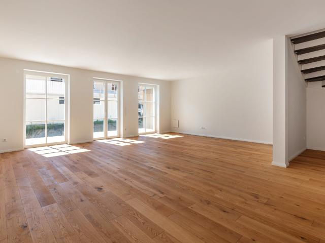 Zum Erstbezug: Modernes Reihenmittelhaus mit Westterrasse und Privatgarten