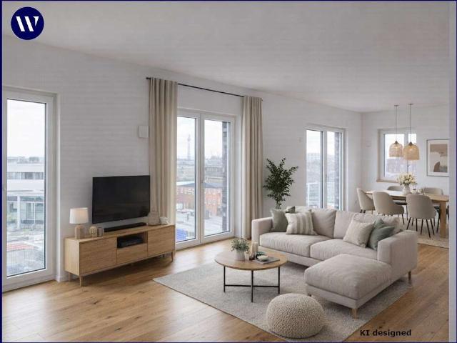 Zum Wohlfühlen + 2 Monate mietfrei! Viel Platz & Komfort, Einbauküche, Loggia, Gäste WC, Neubau